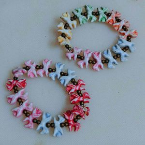 Cute Dolphin and Unicorn Bracelet Stack
