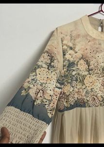 Elegant Floral Print Midi Dress