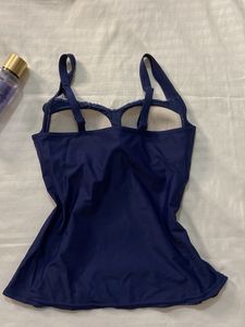 Dark Blue Boho Sleeveless Top