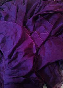 Stunning Purple Ruffled Saree