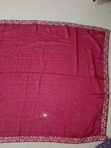Elegant Embroidered Silk Saree