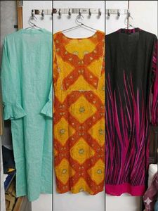 Stylish Black &amp; Pink Printed Kurta
