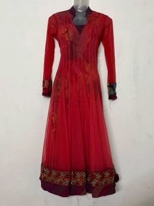 Pinterest long Stunning Red Ethnic Gown