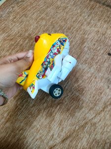 Funny Plane Pull Back-N-Go Toy