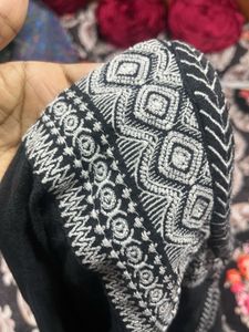 Stylish Embroidered Black top