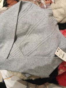 Cropped Knit Sweater