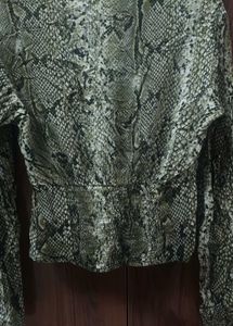 Stylish Snake Print Blouse