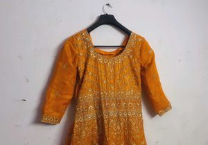 Bridal Yellow  Gown