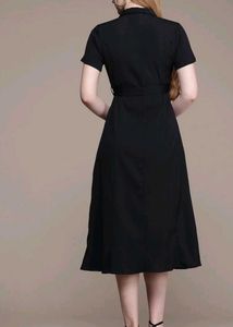 Chic Black Shirt Dress