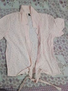 Rio knot tie up shirt small