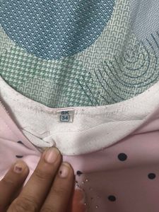 Cute Pink Polka Dot Top for 7-9 years girl