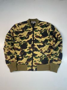 A Bathing Ape Camo Bomber Jacket
