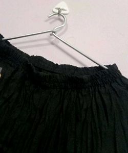 Elegant Black Ethnic Skirt