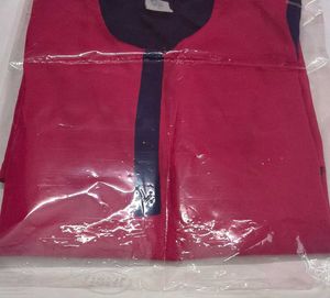 Vibrant Pink &amp; Blue Kurta contras colour