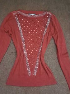 Embellished Knit Sweater
