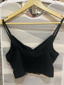 🖤 Black Shein Ribbed Cami Top  si