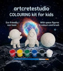 DIY Space Theme Concrete Painting Kit