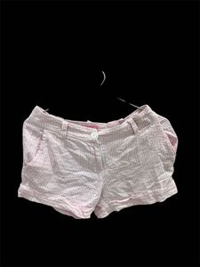 Pink Striped Seersucker Shorts