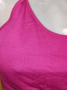 F&amp;F Premium Rani Pink Ribbed Seamless Bralette (Si