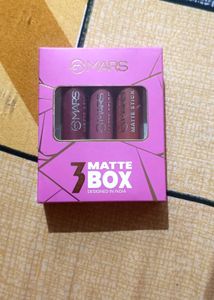 Mars 3 Matte Lipstick Box Set
