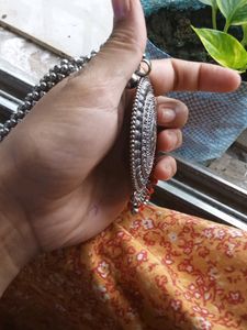 Oxidised Stylish Neck Lace Chain