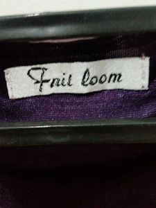 Purple Ombre V-Neck Dress