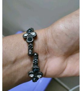 combo of Earrings and adjustable bangle