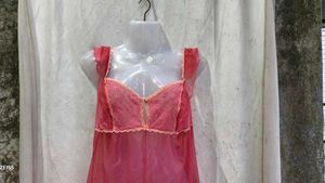 3258. Sheer Pink Babydoll