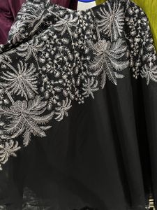Black kaftan abaya (burqa)