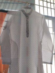 Stylish White Kurta