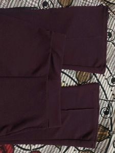 Elegant Plum Colored Trousers