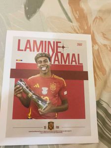 Lionel Messi Poster and lamine Yamal