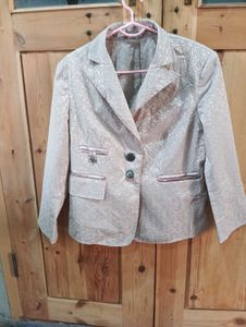 Elegant Floral Print Blazer