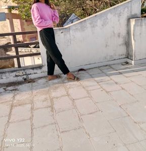 Pink Sweater &amp; Black Pants Outfit