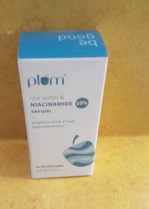Plum Rice Water & Niacinamide Serum