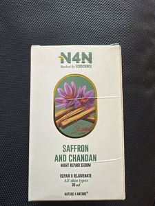 N4N Saffron & Chandan Night Repair Serum