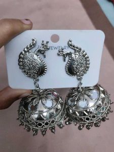 Oxidized Jhumkas