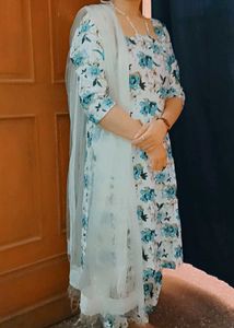 Floral Print Salwar Kameez