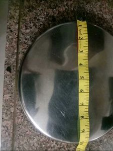 steel thali - Set of 2