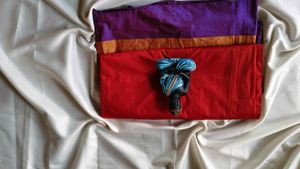 Vibrant Silk Saree with Blouse