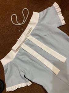 off shoulder Bow Detail Dress