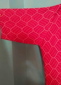 Vibrant Pink Printed Kurti