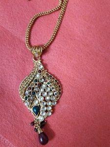 Gold-Tone Pendant Necklace