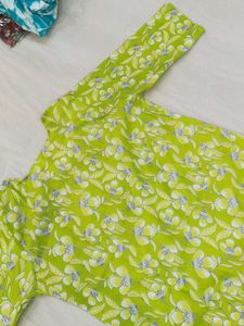 Vibrant Floral Kurta Set