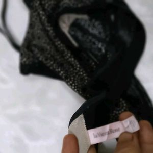 Black Lace Bra