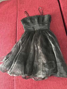 Black Organza Party Dress