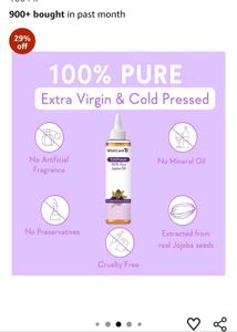 WishCare Cold Pressed Jojoba Oil