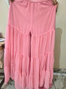 Stunning Pink plazzo Set for Women