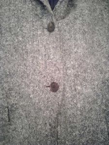 Classic Grey Tweed Coat