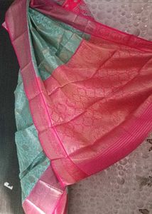 BrandNewElegant PartyWear KanjeevaramSilkSeaGreen